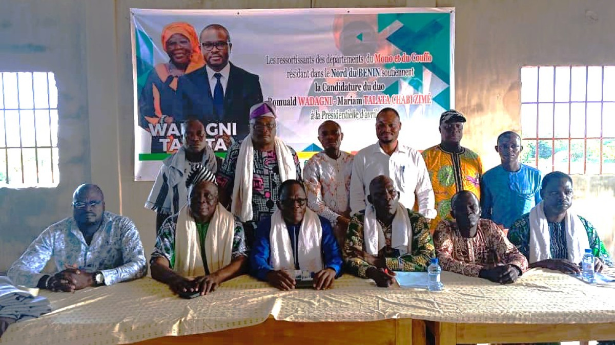 Candidature du duo Wadagni-Talata: les ressortissants du Mono-Couffo au Nord-Bénin apportent leur soutien