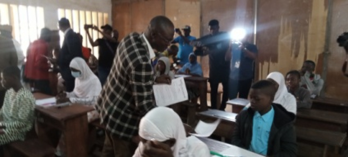 PARAKOU/LANCEMENT DES ÉPREUVES DU BEPC SESSION DE JUIN 2022 : Le maire Inoussa Zimé Chabi dope le moral aux candidats