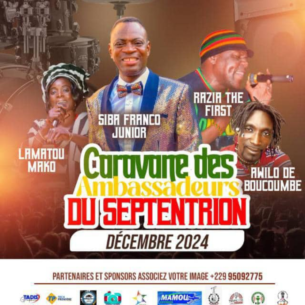 Caravane des ambassadeurs du septentrion 2024 :venez vous enjailler avec les grosses têtes musicales du septentrion