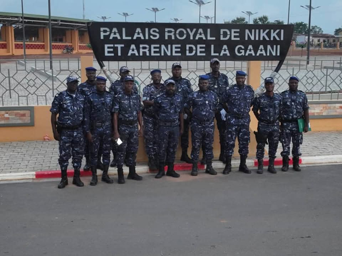 Sécurité des personnes et des biens lors de là gaani à Nikki: le Ddpr Baudelaire Segoh et ses éléments ont assuré