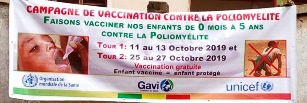 VACCINATION CONTRE LA POLIOMYELITE DANS LE BORGOU-ALIBORI : Les enfants reçoivent le vaccin dès ce jour