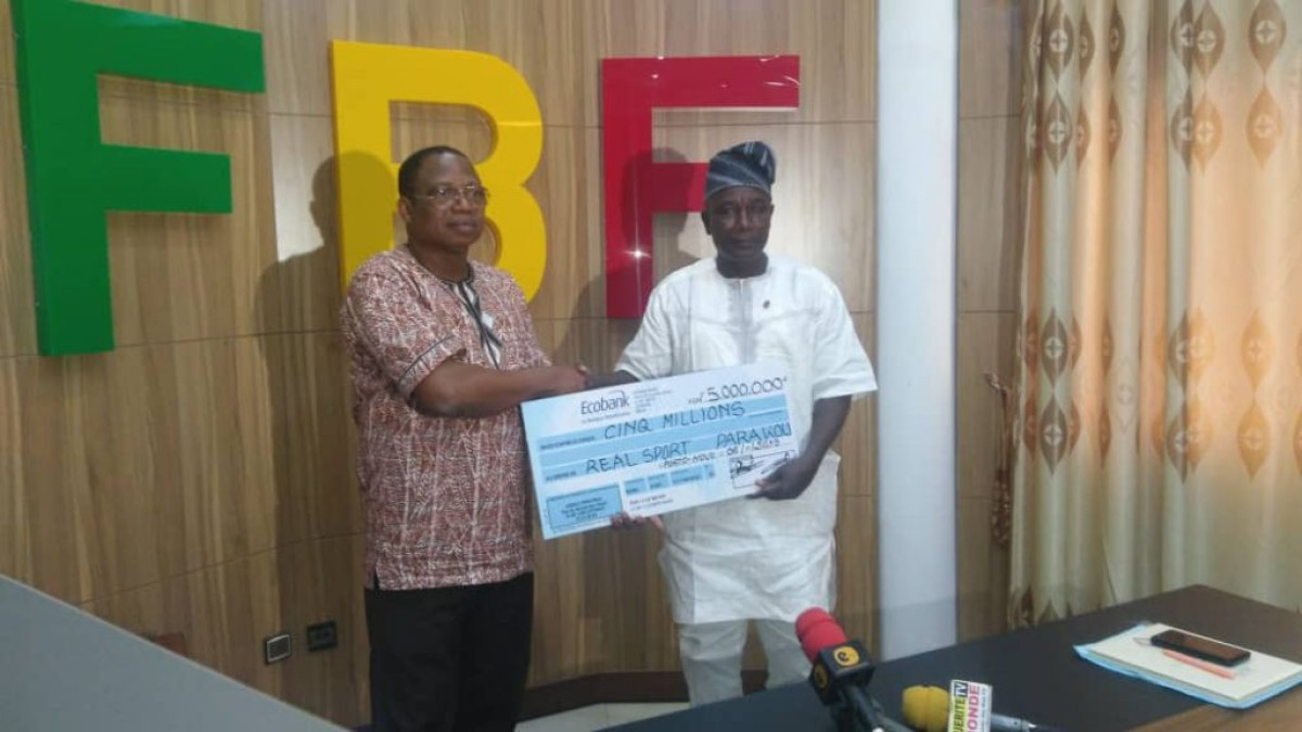 FEDERATION BENINOISE DE FOOTBALL : Les clubs de Ligue 1 et 2 reçoivent une part de leurs subventions