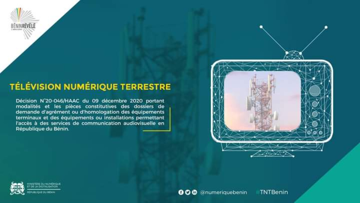 CONCRÉTISATION DE LA TNT AU BÉNIN : Voici les modalités de demande d’agrément