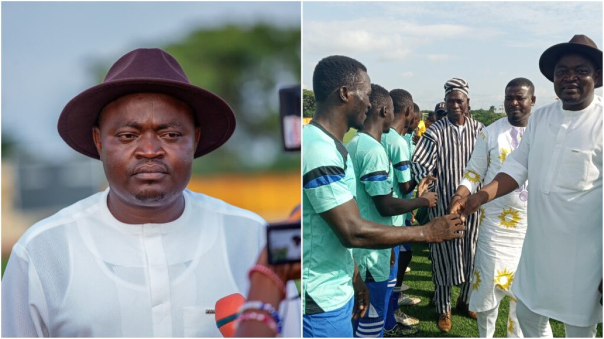 LANCEMENT DU TOURNOI DES GRANDES VACANCES DE LA CITÉ DES BAGANA   :    Aminou Mama Ibrahim, le miroir de la jeunesse de Kouandé   . Al-Aslam Fc 2, Pharaons Fc 0  . 500 mille francs, trophée, maillots, pour la première équipe 