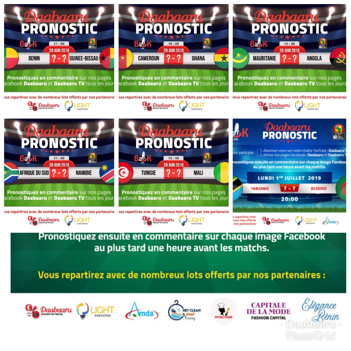 DAABAARU PRONOSTICS : Remise de lots ce samedi 06 juillet