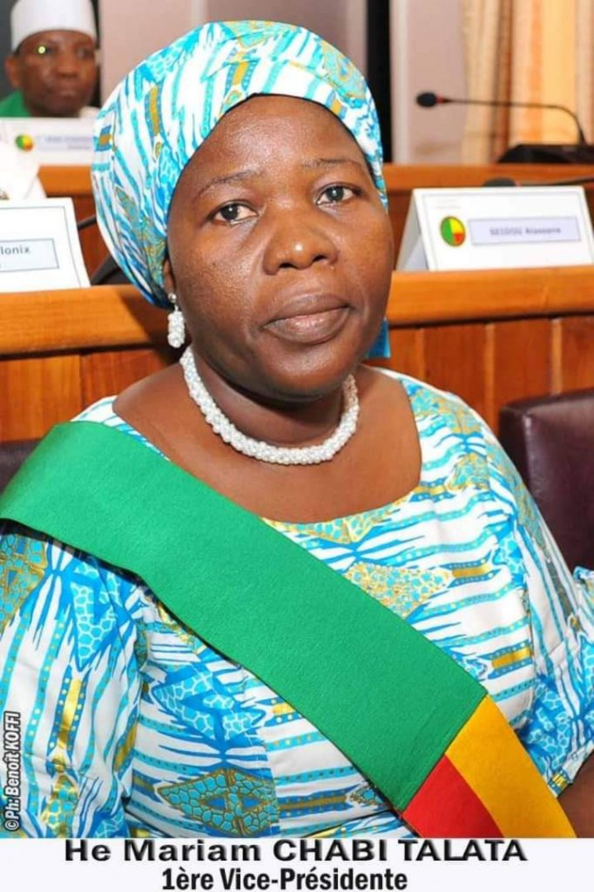1ere VICE PRESIDENTE DE L’ASSEMBLEE NATIONALE : Mariam Talata, coup d’essai, coup de maître
