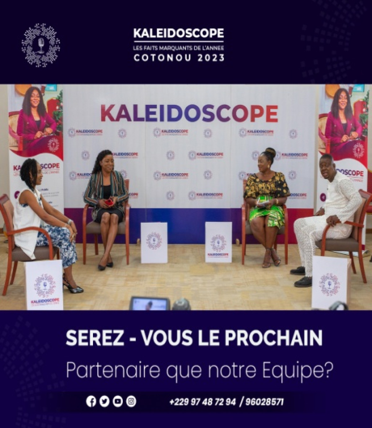 4E ÉDITION DE KALÉIDOSCOPE 2023 : Sponsors et partenaires, associez votre image