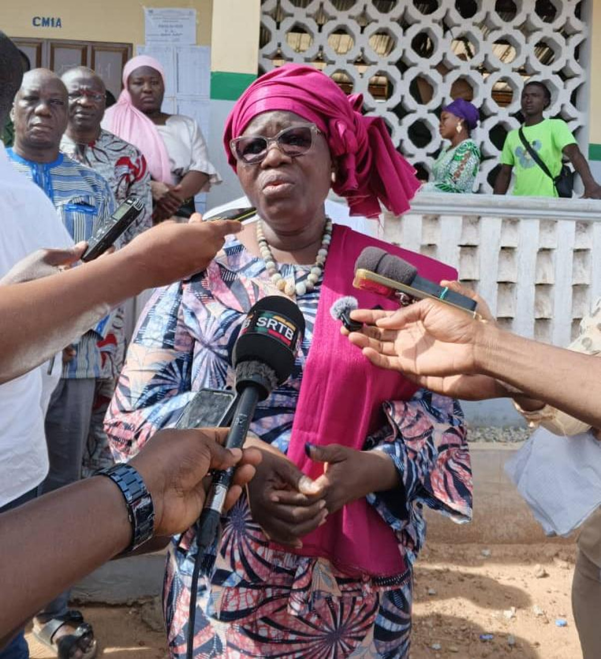 Élection présidentielle à Parakou: la colistière Mariam Chabi Talata vote et invite les citoyens à accomplir leur devoir civique