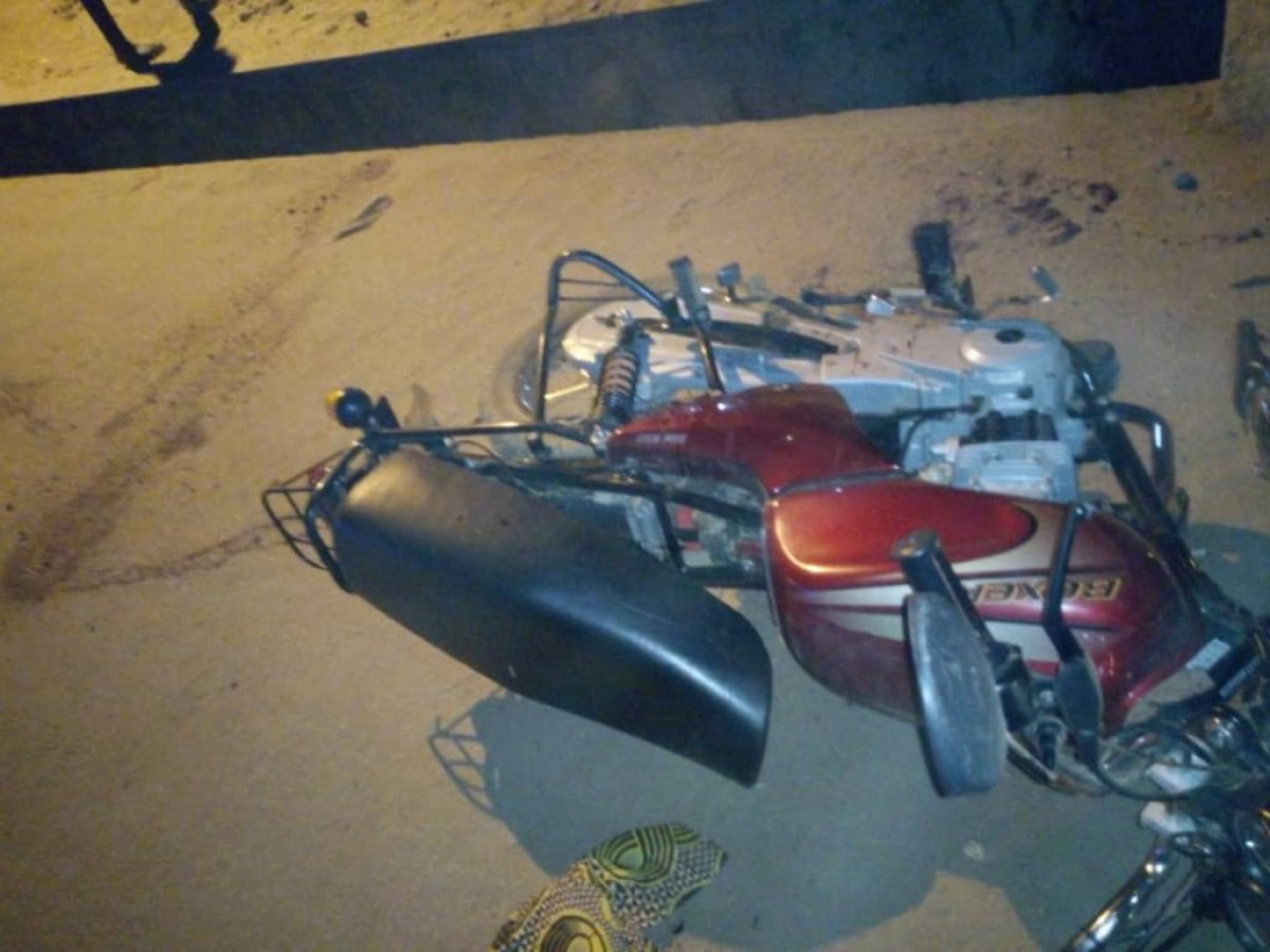ACCIDENT DE CIRCULATION A PARAKOU : Un zem s’en sort avec un pied broyé