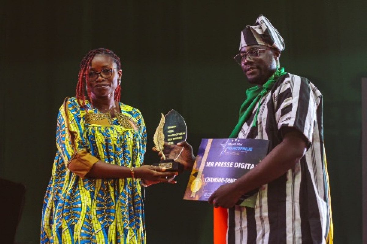 Grand prix francophilie des médias: le béninois Chamsou Dine Baguiri sacré champion de la catégorie presse digitale