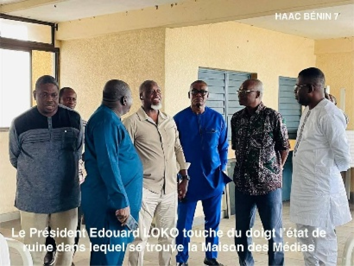 Rénovation de la maison des médias: Edouard Loko effectue une descente