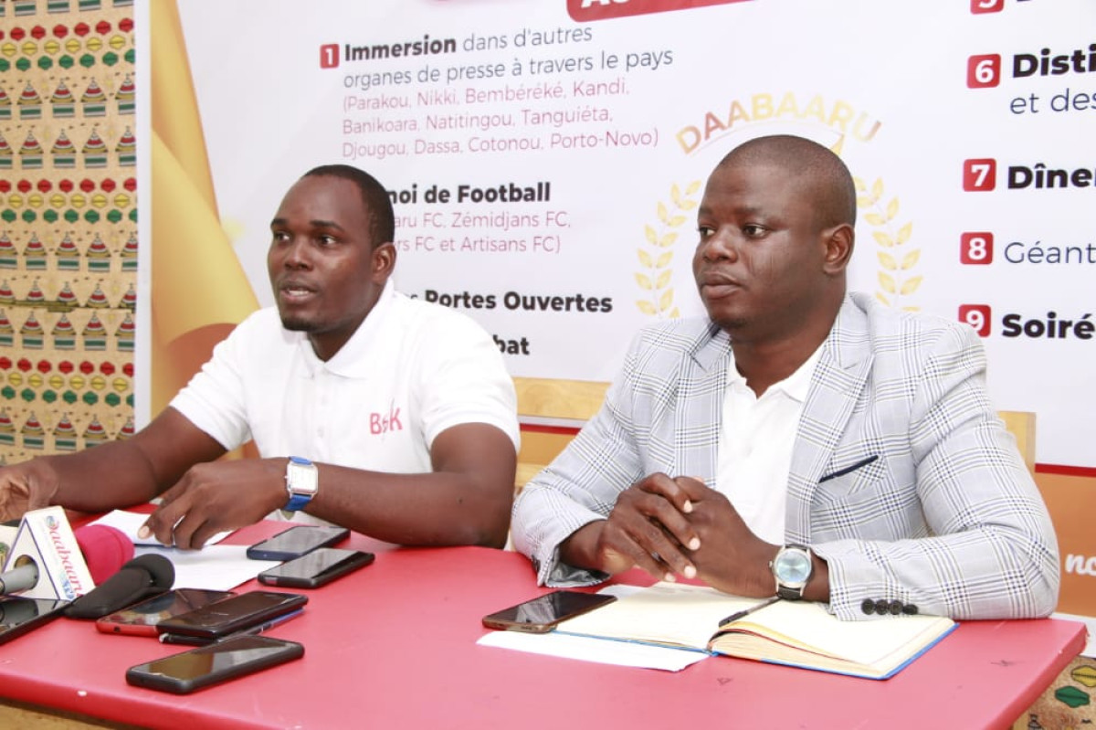 CÉLÉBRATION DE L&rsquo;AN 5 DU GROUPE DE PRESSE DAABAARU : Un programme alléchant présenté aux professionnels des médias   . Au menu, immersion dans des organes de presse, Tournoi de Football, Soirée Komkoman etc