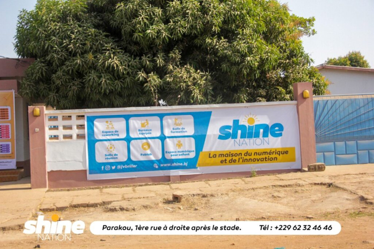 SHINE NATION : La maison du numérique et de l’innovation ouvre ses portes à Parakou . Découvrez des bureaux, salles de réunion et de formation