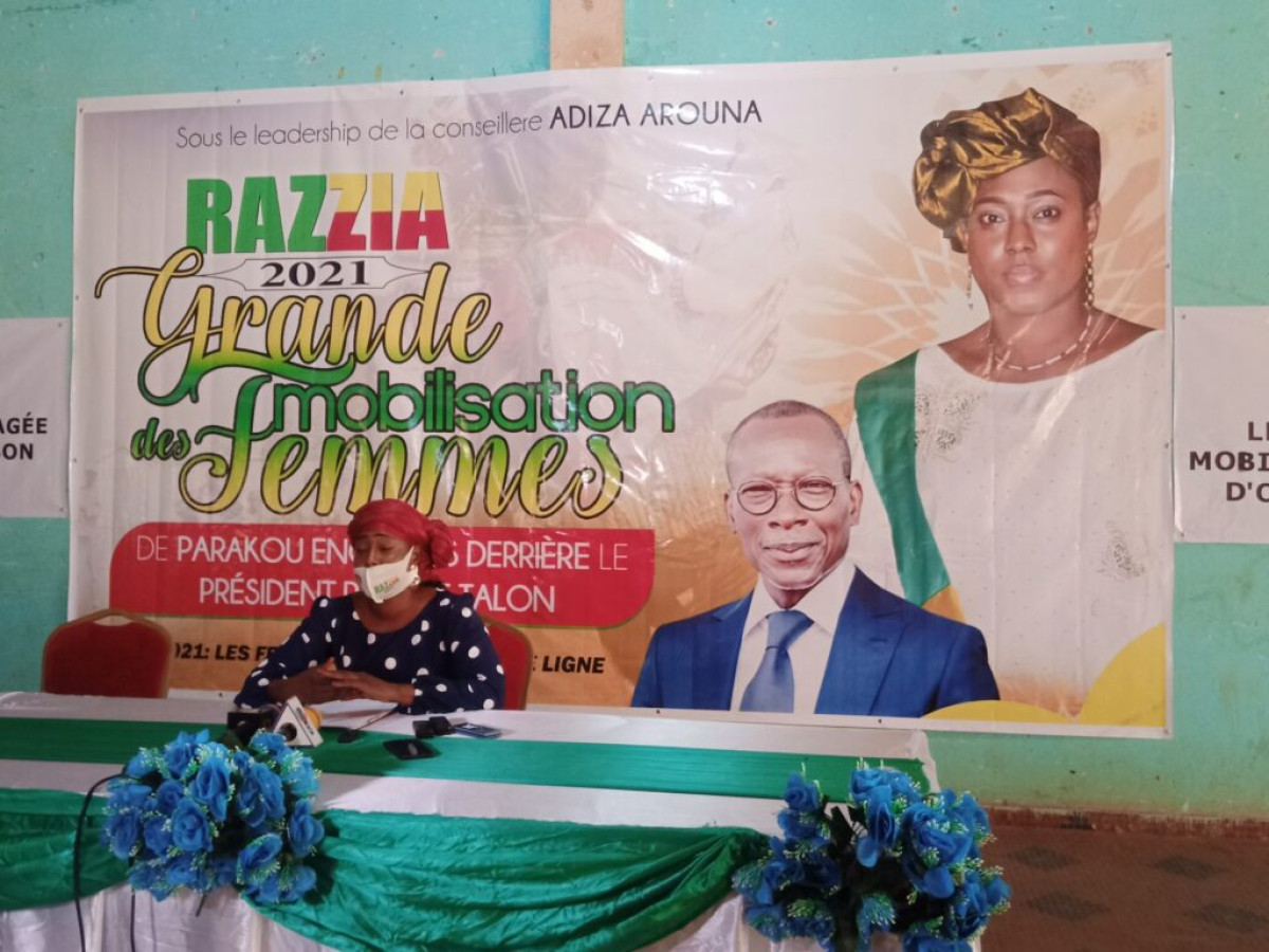 PARAKOU  : Adiza Arouna rend compte de la visite du président Talon aux femmes