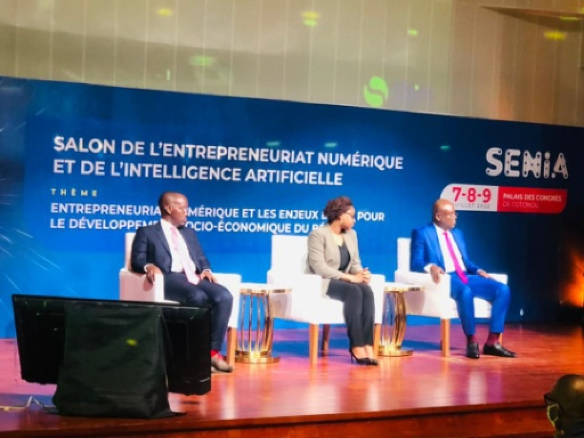 LANCEMENT DU SALON DE L&rsquo;ENTREPRENEURIAT DU NUMÉRIQUE ET DE L&rsquo;INTELLIGENCE ARTIFICIELLE : Le Bénin en plein dans le futur  . Le Pitn2r présente ses solutions numériques pour le monde rural et agricole
