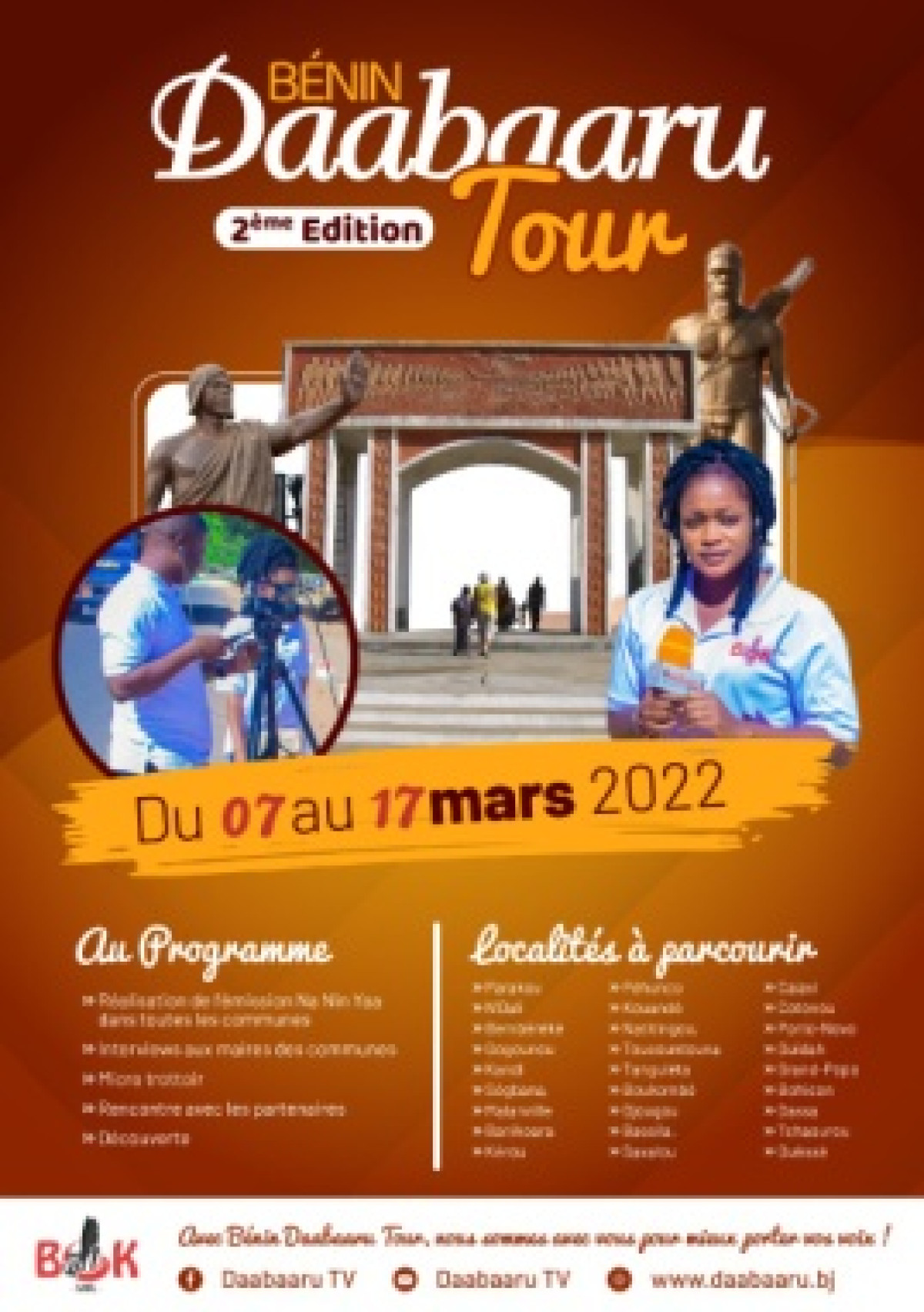À TRAVERS UNE TOURNÉE NATIONALE : Le groupe de presse Daabaaru va à la rencontre des acteurs de développement . C&rsquo;est du 7 au 17 mars prochain