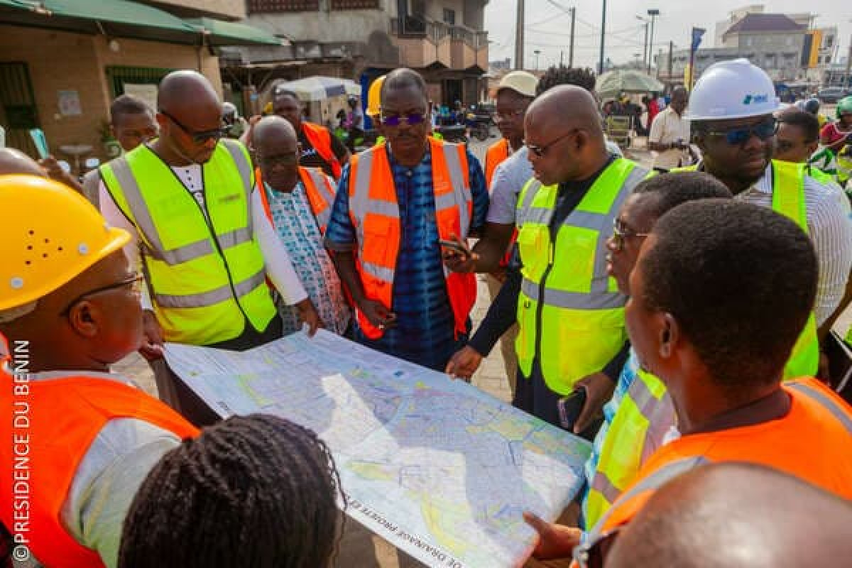 Gestion des eaux pluviales au bénin: cotonou dotée de 1.430 mètres linéaires de collecteurs