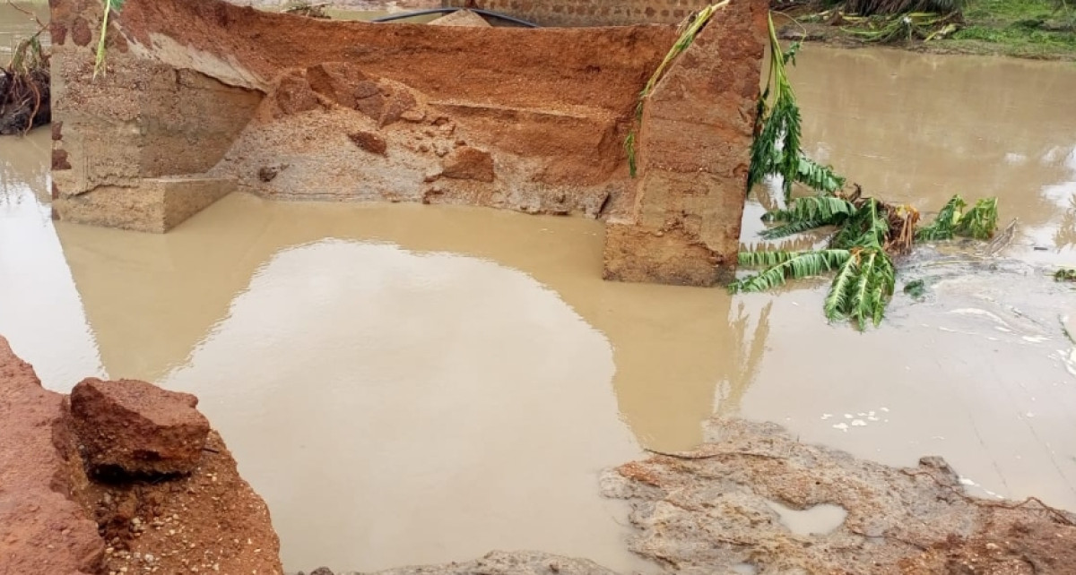 BÉNIN : Le pont reliant la route Guéné-Karimama cédé