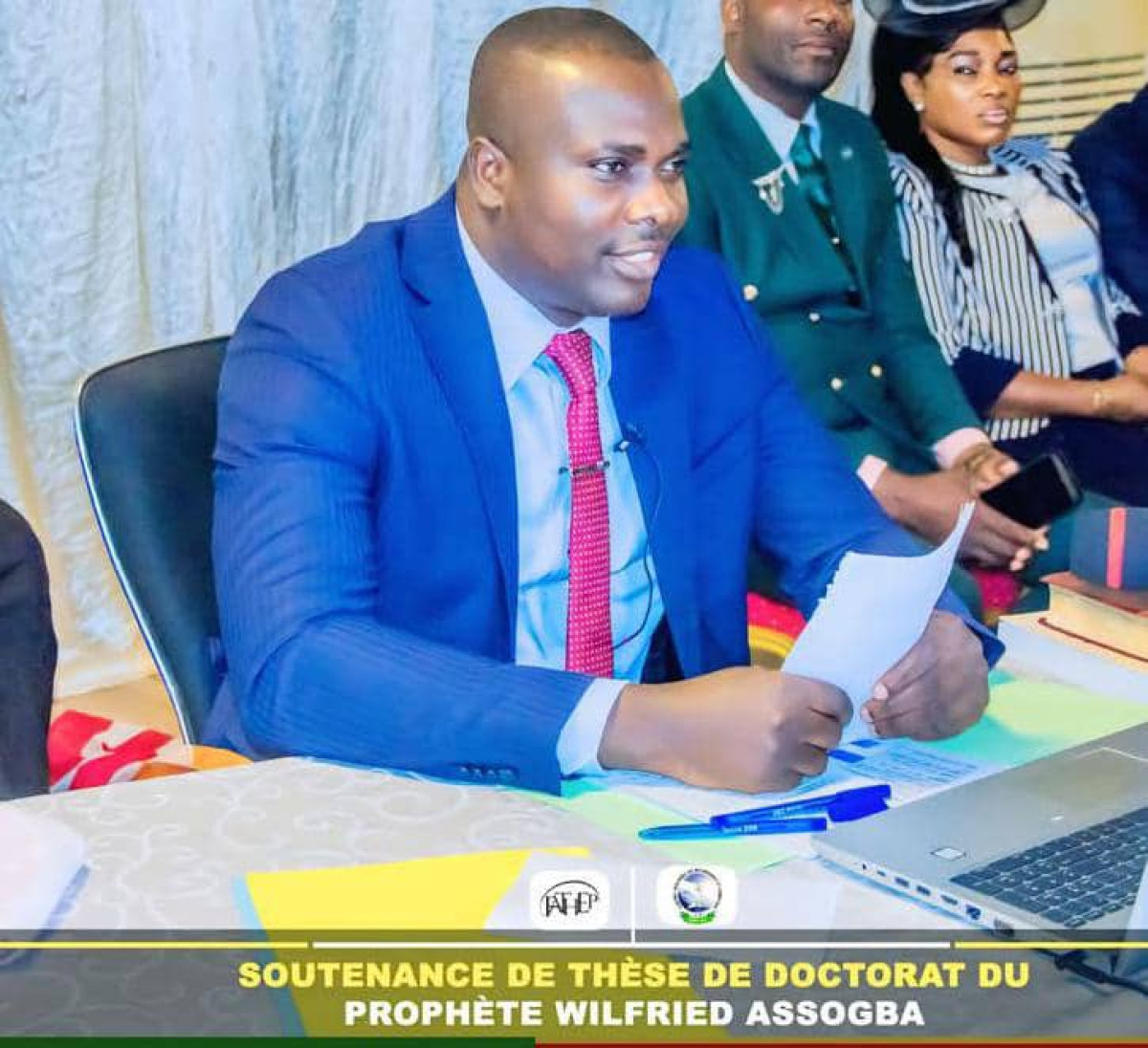 Soutenance de thèse à l’Atmf: Prophète Wilfried Assogba décroche son doctorat en théologie