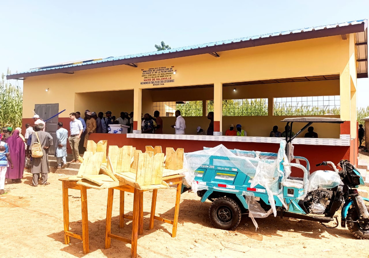 Malanville/Inauguration d'un hangar moderne pour la transformation du fromage Peulh: l'Atda-Vn et la Mairie promeuvent l'autonomisation des femmes de Guéné