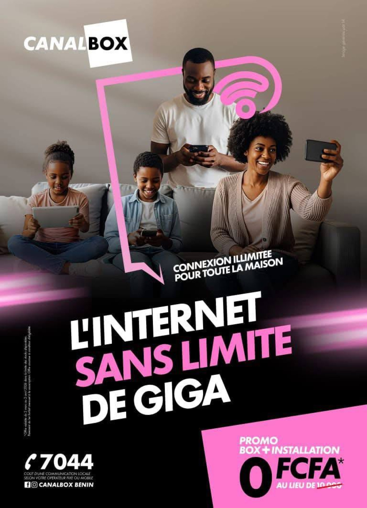 Internet illimité au bénin :CanalBox lance une promotion exceptionnelle pour démocratiser la fibre