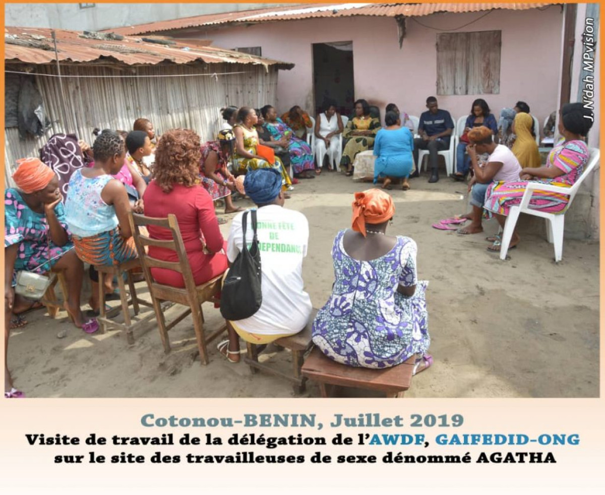 BIEN-ÊTRE DES FEMMES TRAVAILLEUSES DE SEXE À COTONOU : L&rsquo;Awdf et Gaifedid en font une préoccupation