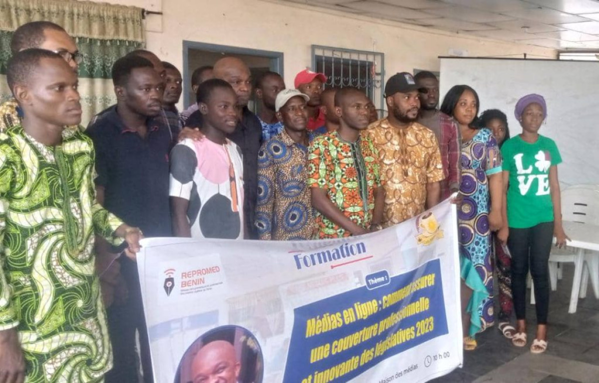 POUR UNE COUVERTURE PROFESSIONNELLE ET INNOVANTE DES LÉGISLATIVES DE JANVIER 2023 : Le Repromed-Bénin forme des journalistes des médias en ligne 