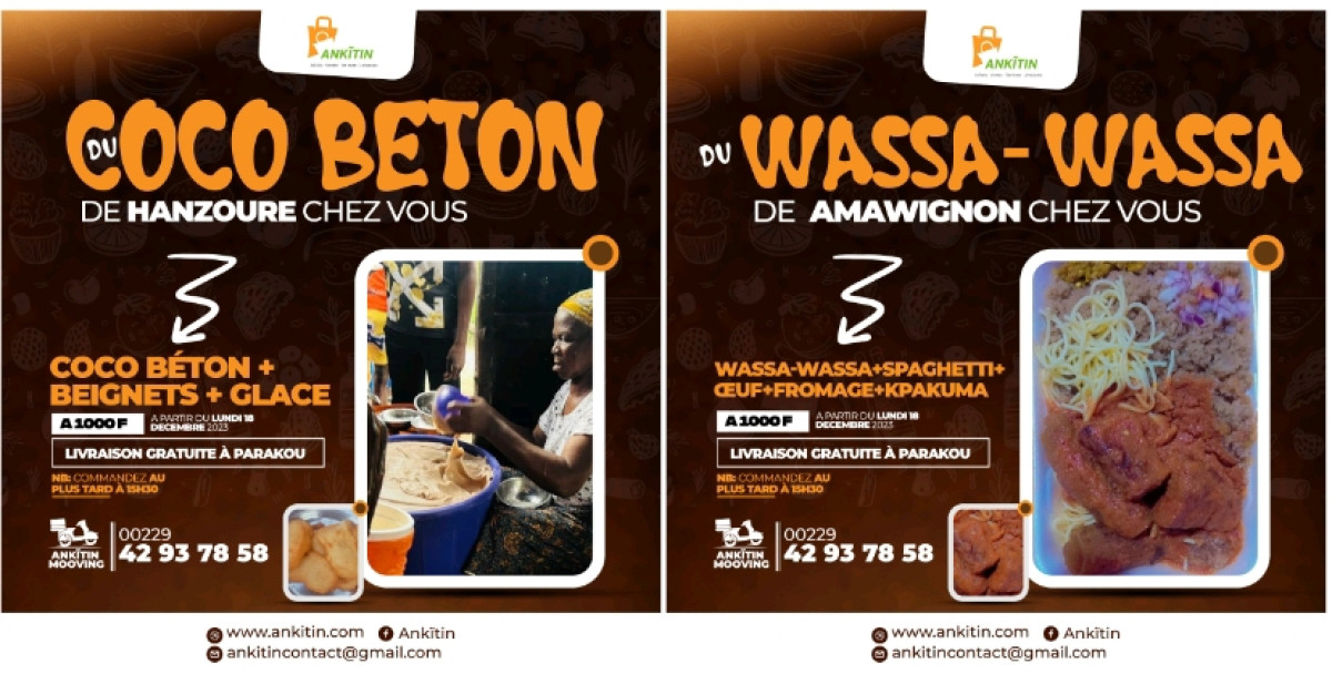 POUR VOUS EVITER LES LONGUES FILES D&rsquo;ATTENTE AUPRÈS DES VENDEUSES,  Ankĩtin Mooving vous livre du Coco béton, Foura et Wassa-wassa où que vous soyez à Parakou