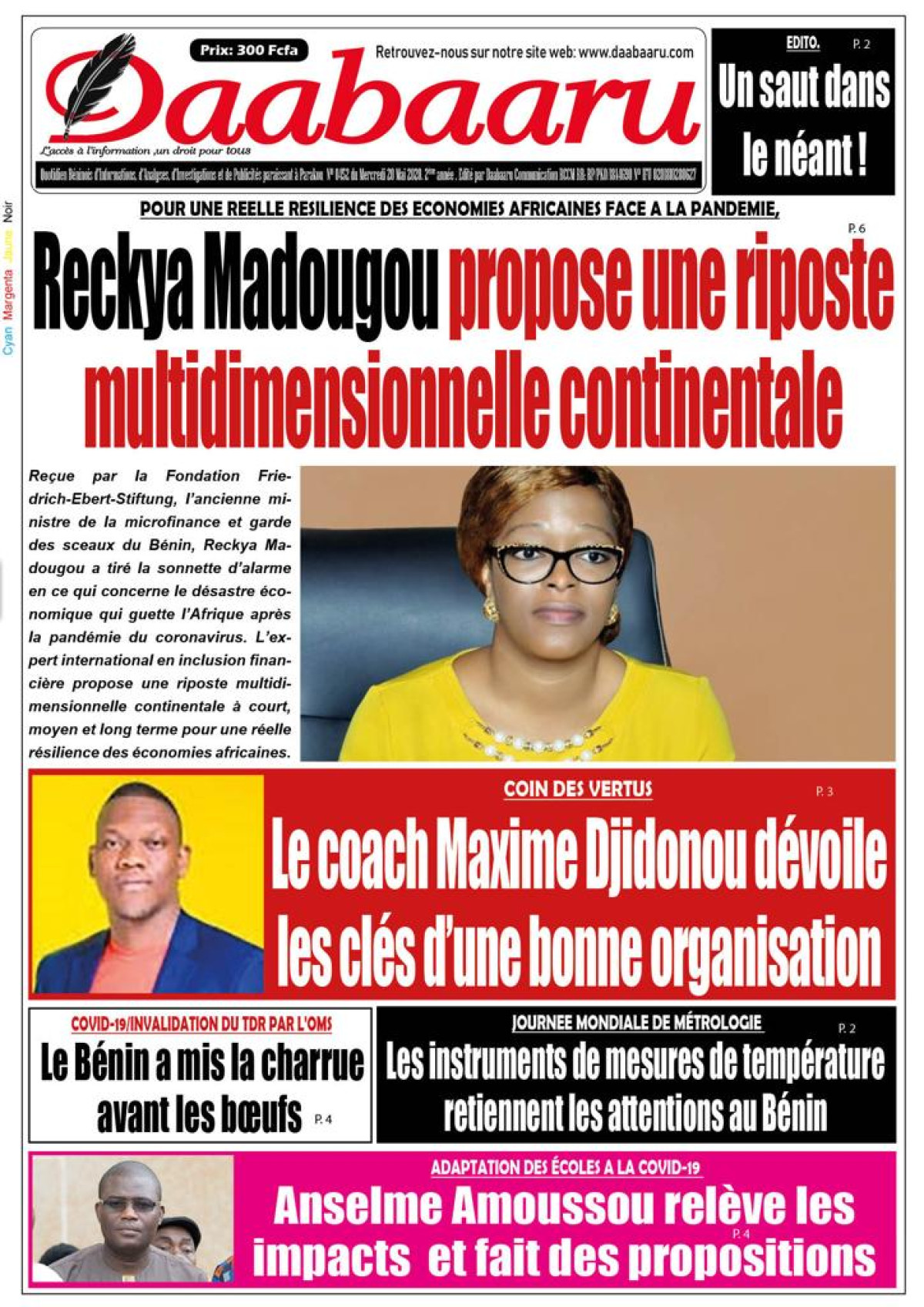 Parution du mercredi 20 mai 2020