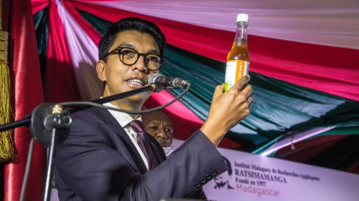 SANTE/COVID-19 : Andry Rajoelina dénonce une haine raciale contre le Covid-organics