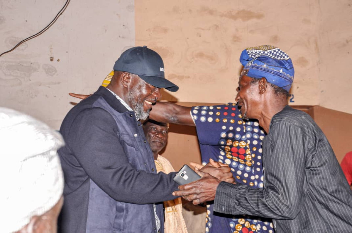 13è circonscription électorale: Salifou Maman partage des moments de fraternité avec les populations de Gaounga, Foyo et Gnogambi