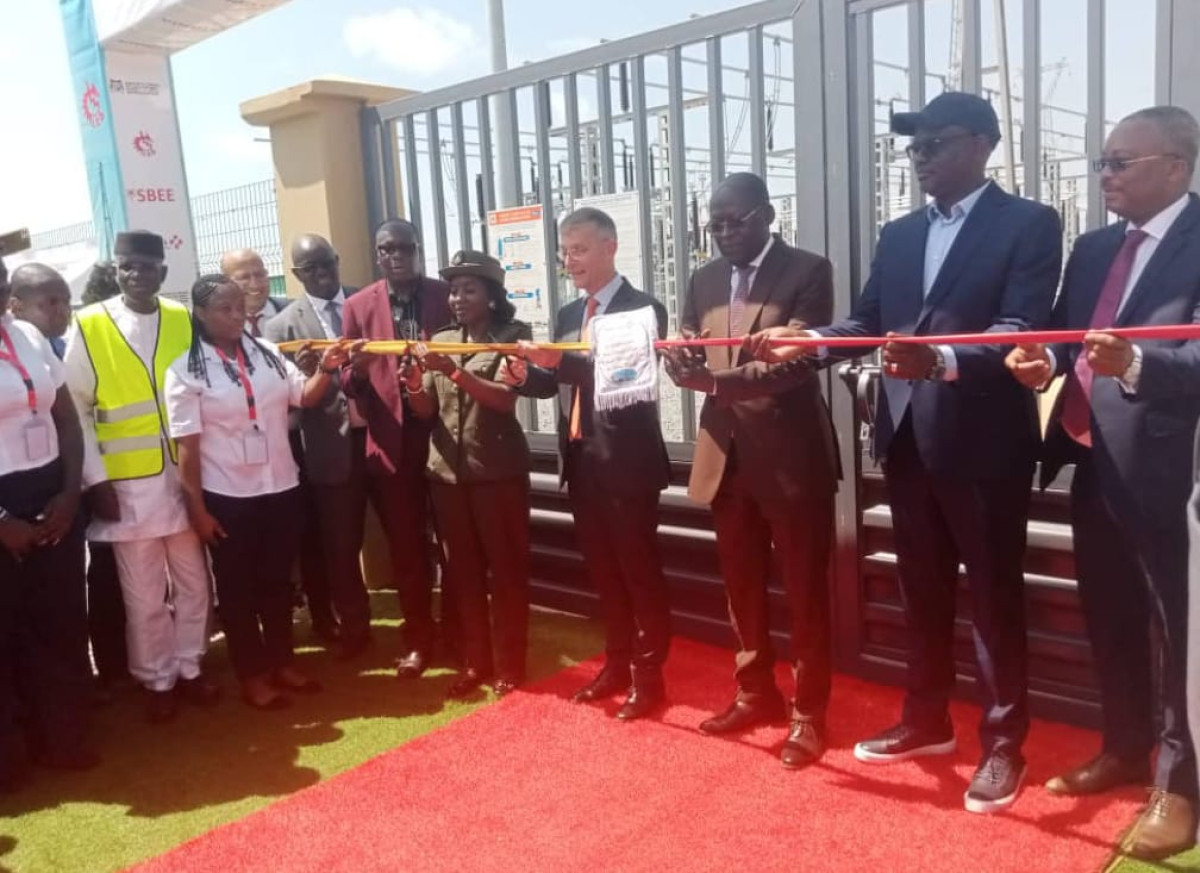 PROJET D&rsquo;ACCÈS DURABLE ET SÉCURISÉ DU BÉNIN À L&rsquo;ÉNERGIE ÉLECTRIQUE : La zone industrielle de Sèmè dotée d&rsquo;un poste de transformation électrique 