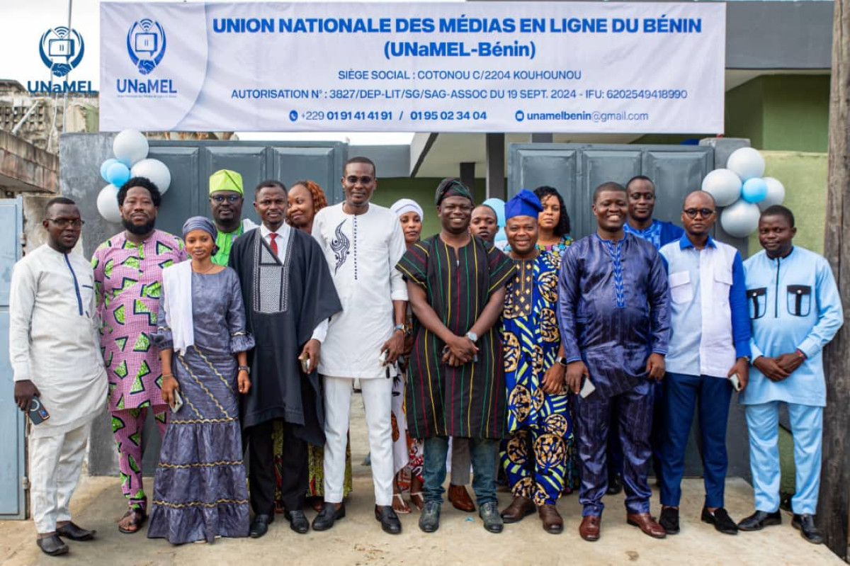 Vie des médias au Bénin: l'Unamel-Bénin inaugure son siège à Cotonou