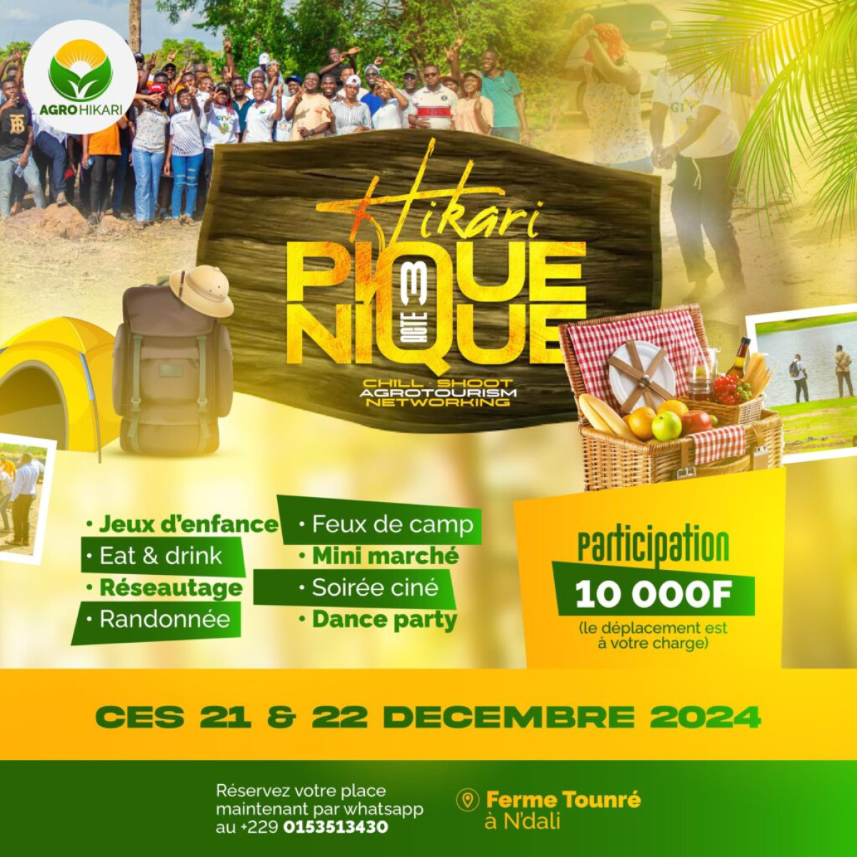 Hikari pique nique acte 3: des moments funs à passer ensemble les 21 et 22 décembre