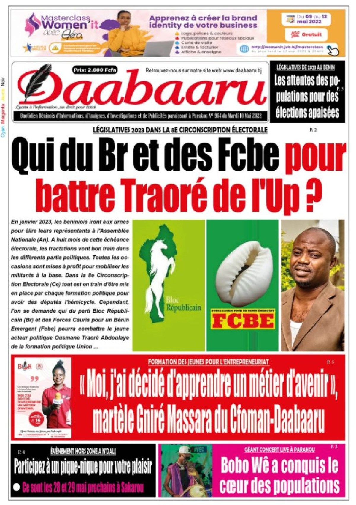 UNE DU MARDI 10 MAI 2022