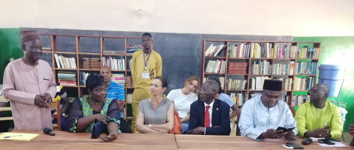 GRÂCE A LA POLITIQUE AGISSANTE DE L’HE ABDOULAYE GOUNOU : Les bibliothèques du Ceg 1 Péhunco et Kouandé dotées de documents
