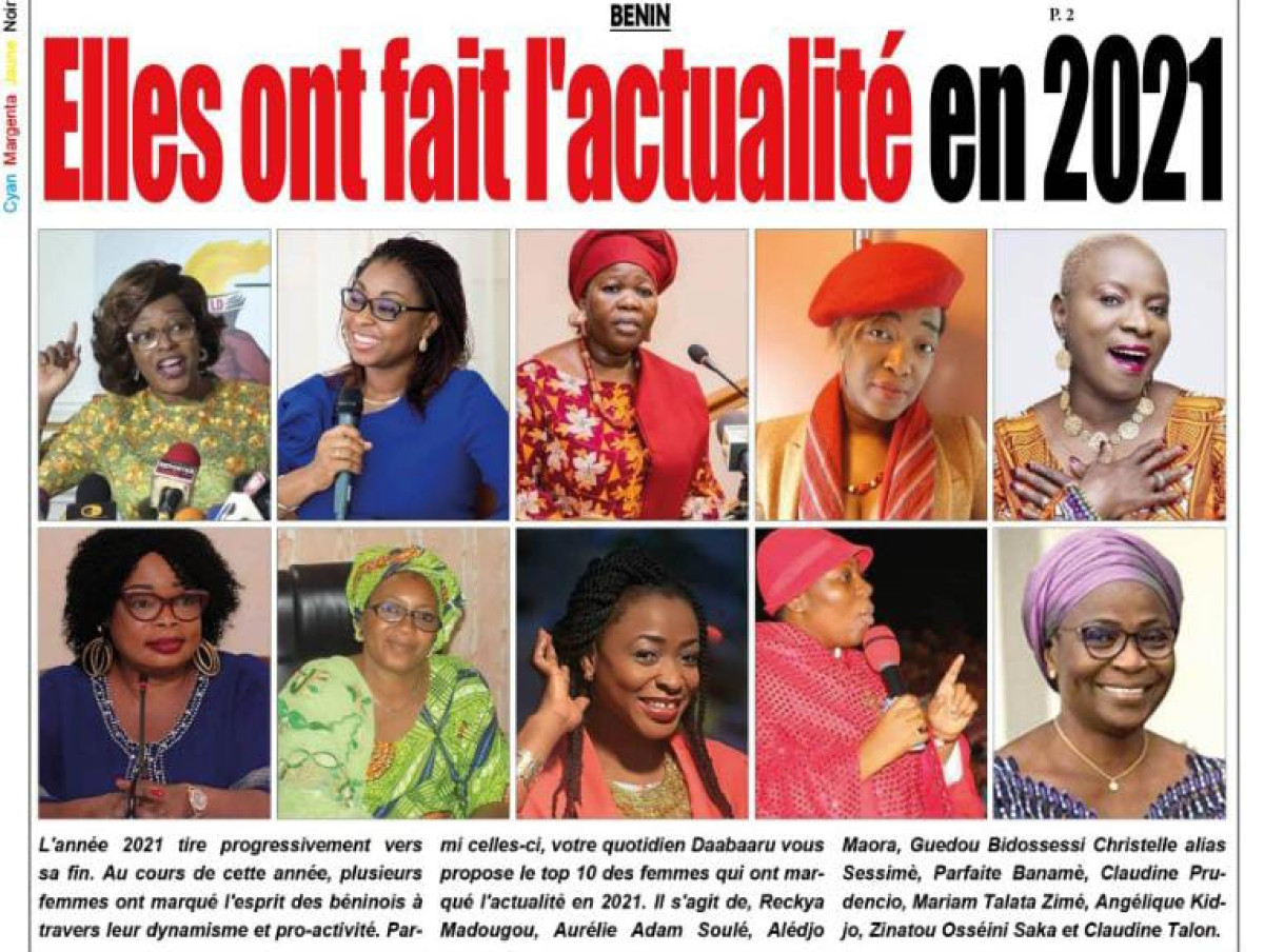 BENIN : Elles ont fait l&rsquo;actualité en 2021