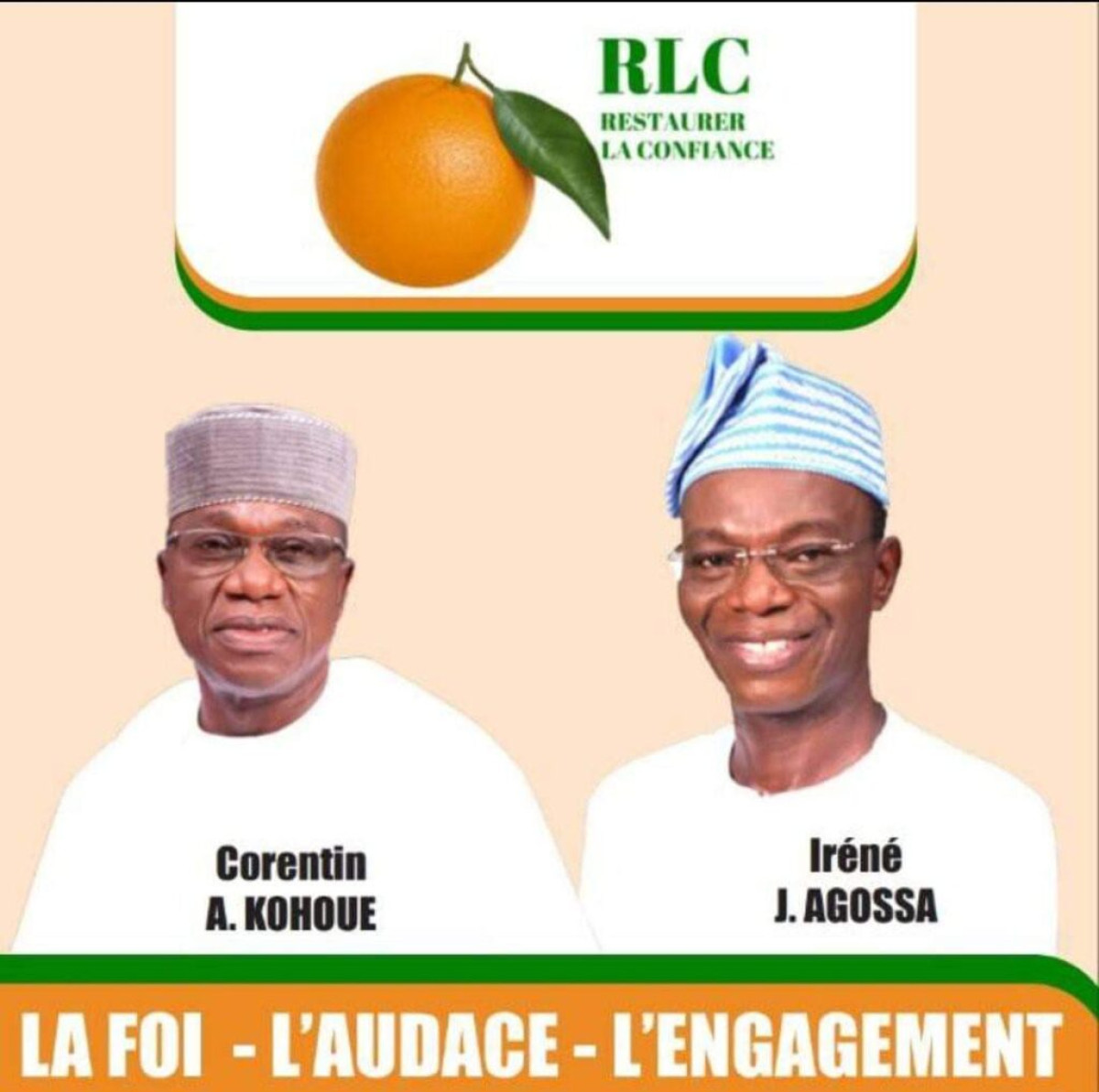 CAMPAGNE POUR LA PRESIDENTIELLE AU BÉNIN : Messages des trois duos