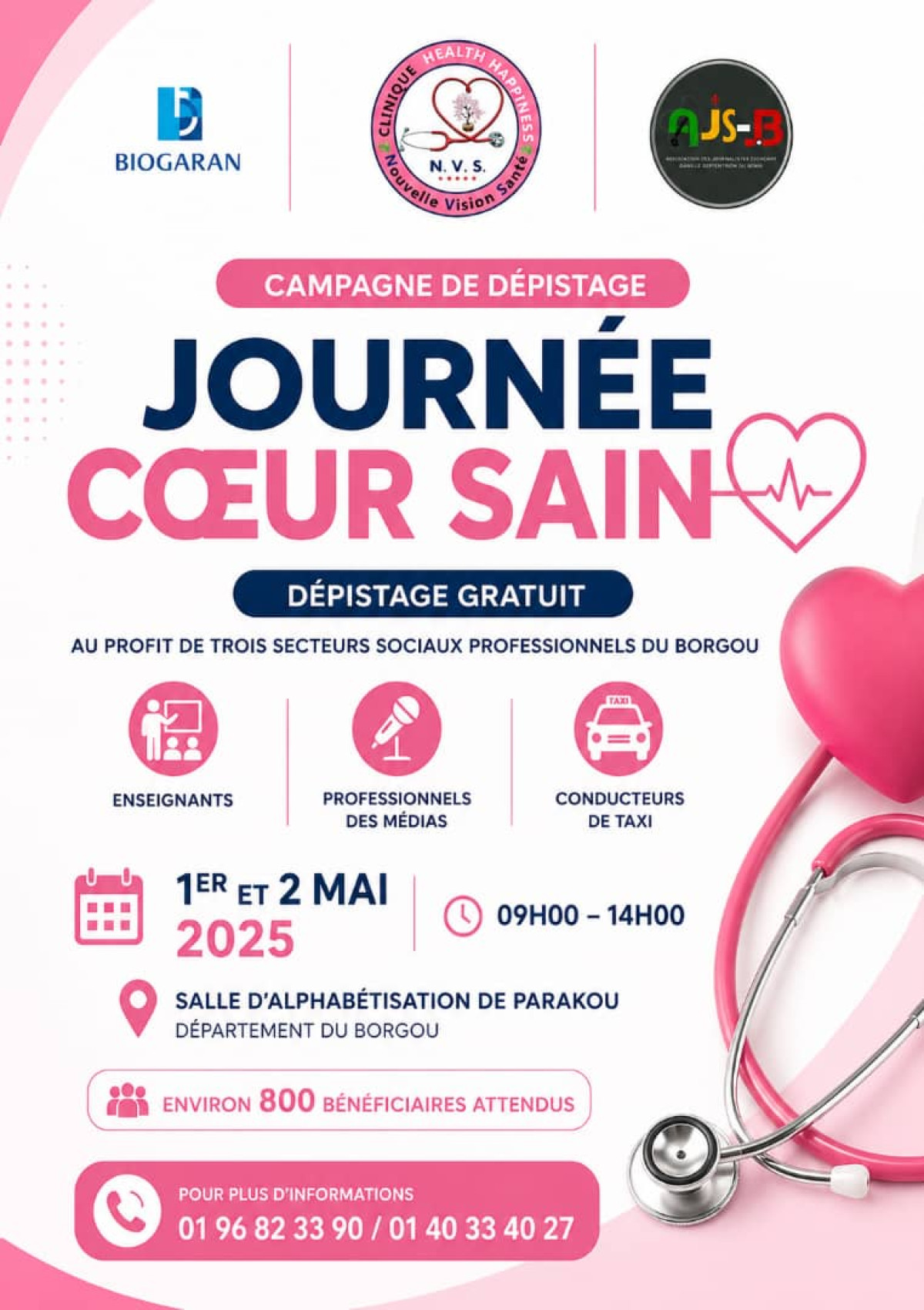 Campagne de dépistage des maladies au profit des journalistes ...