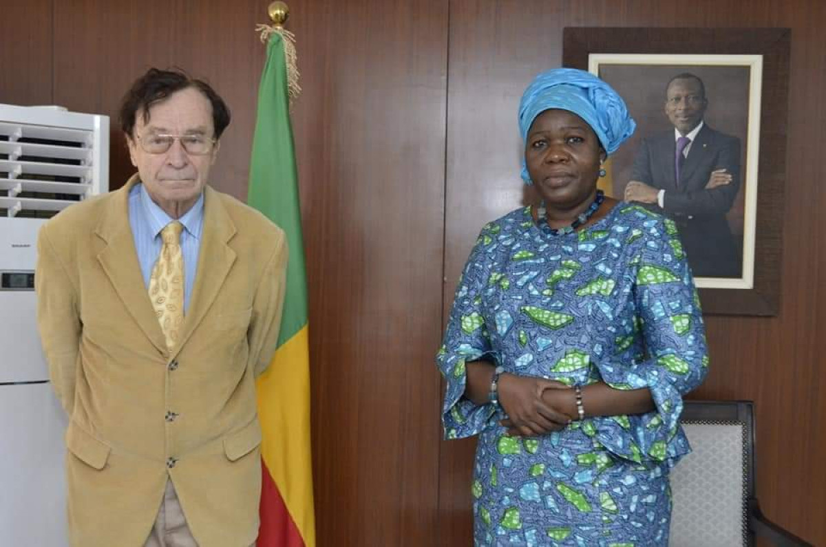 BENIN/AUDIENCE AU CABINET DE LA VICE-PRESIDENTE DE LA REPUBLIQUE : Mariam Talata et Odon Vallet parlent de l&rsquo;éducation des jeunes