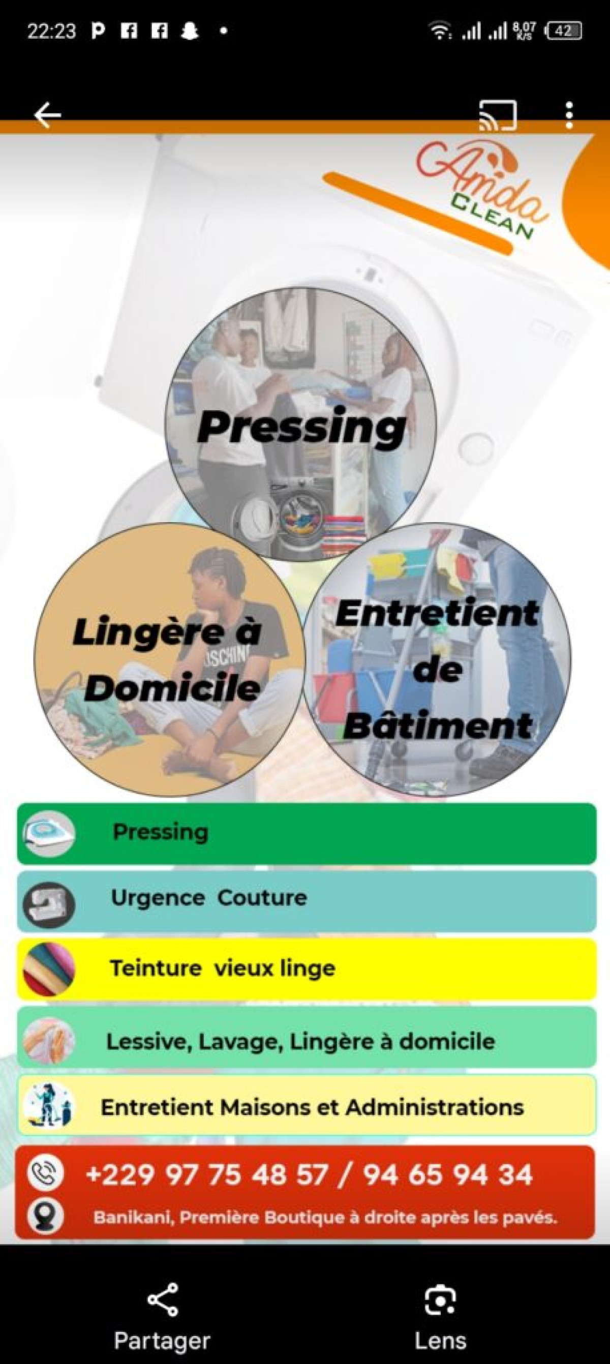 POUR LE NETTOYAGE DE VOS MAISONS ET ADMINISTRATIONS : Faites confiance aux mains expertes d’Amda Clean