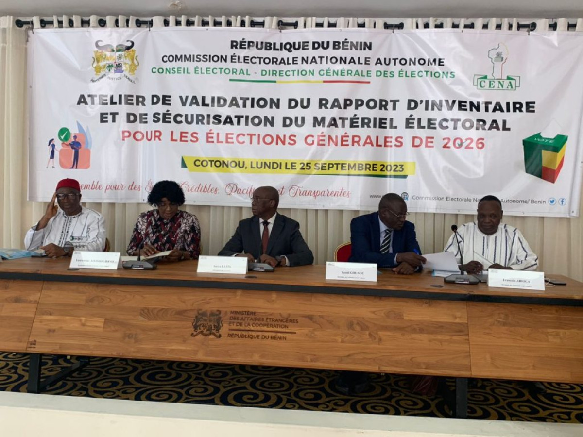 BÉNIN/ÉLECTIONS GÉNÉRALES DE 2026 : L’inventaire et la sécurisation du matériel électoral au cœur d’un atelier