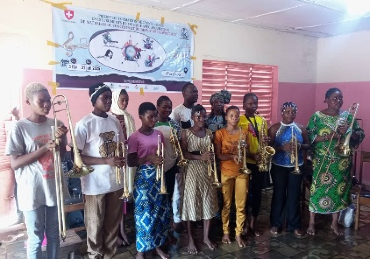À travers le projet de formation de jeunes filles en instruments de musique: l&rsquo;association Kabiéssi œuvre pour une relève de qualité 