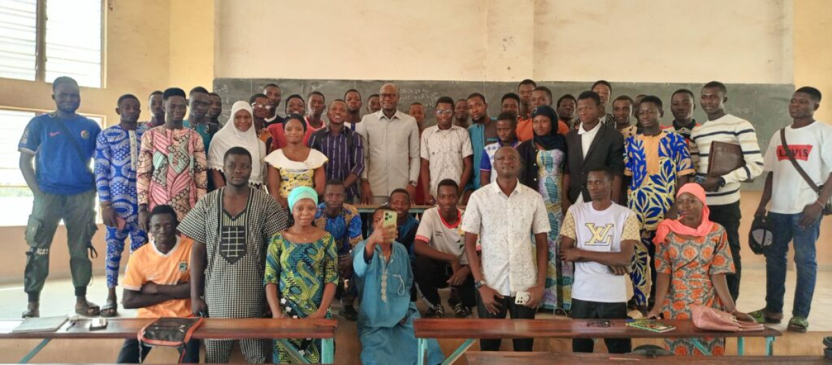 En fin de mission d’enseignement à l’up: Dr Mohamed Bawa Cissé s’imprègne des difficultés des étudiants de kouandé