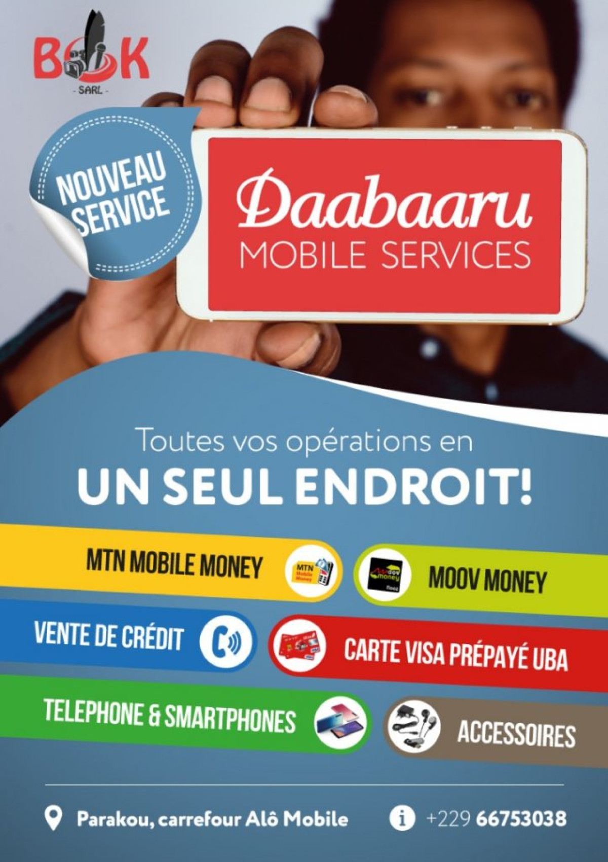DU NOUVEAU A LA SOCIÉTÉ BOK SARL : Daabaaru Mobile Services voit le jour