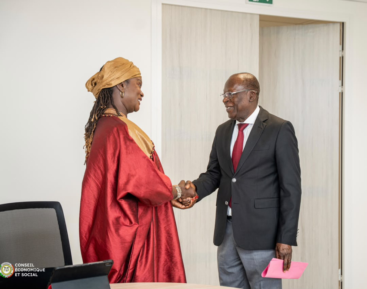 Partenariat Ces-Onu: le Président Bio Tchané échange avec Aminatou Sar