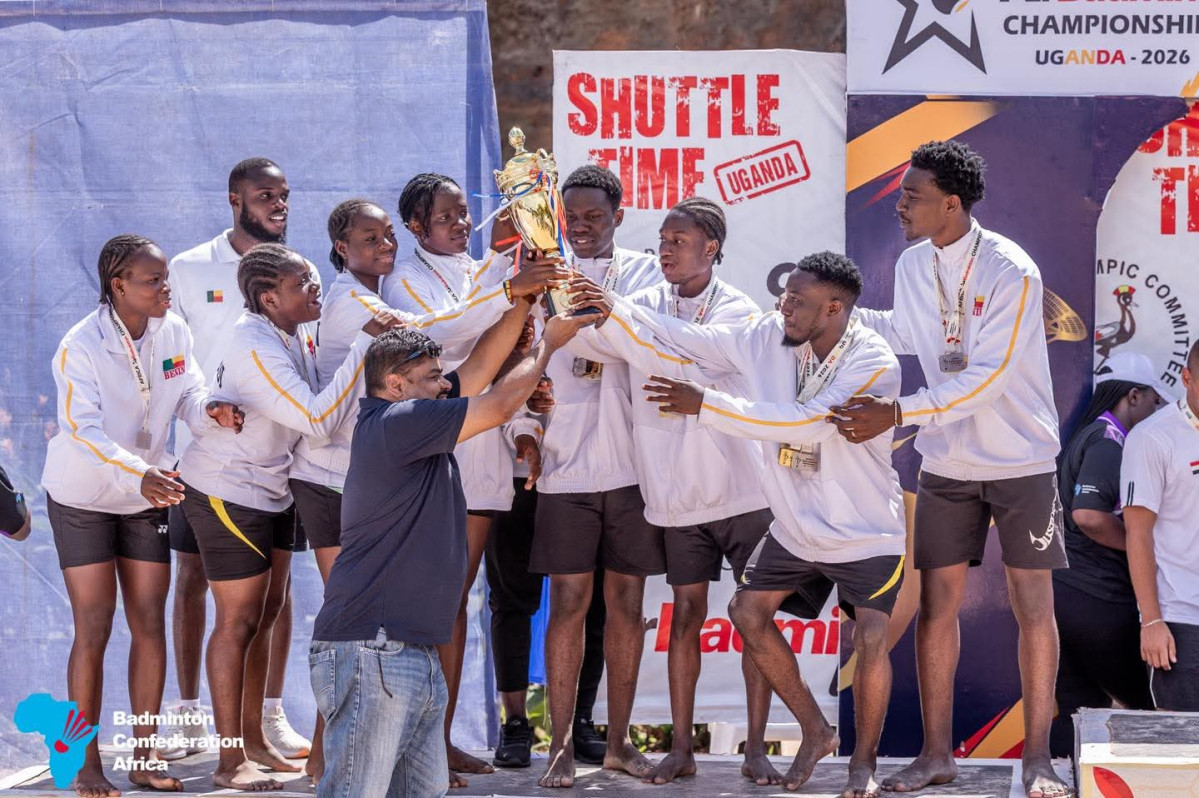 Championnats d'Afrique d'Airbadminton Ouganda 2026: le Bénin sacré champion en triples hommes et qualifié pour le Mondial