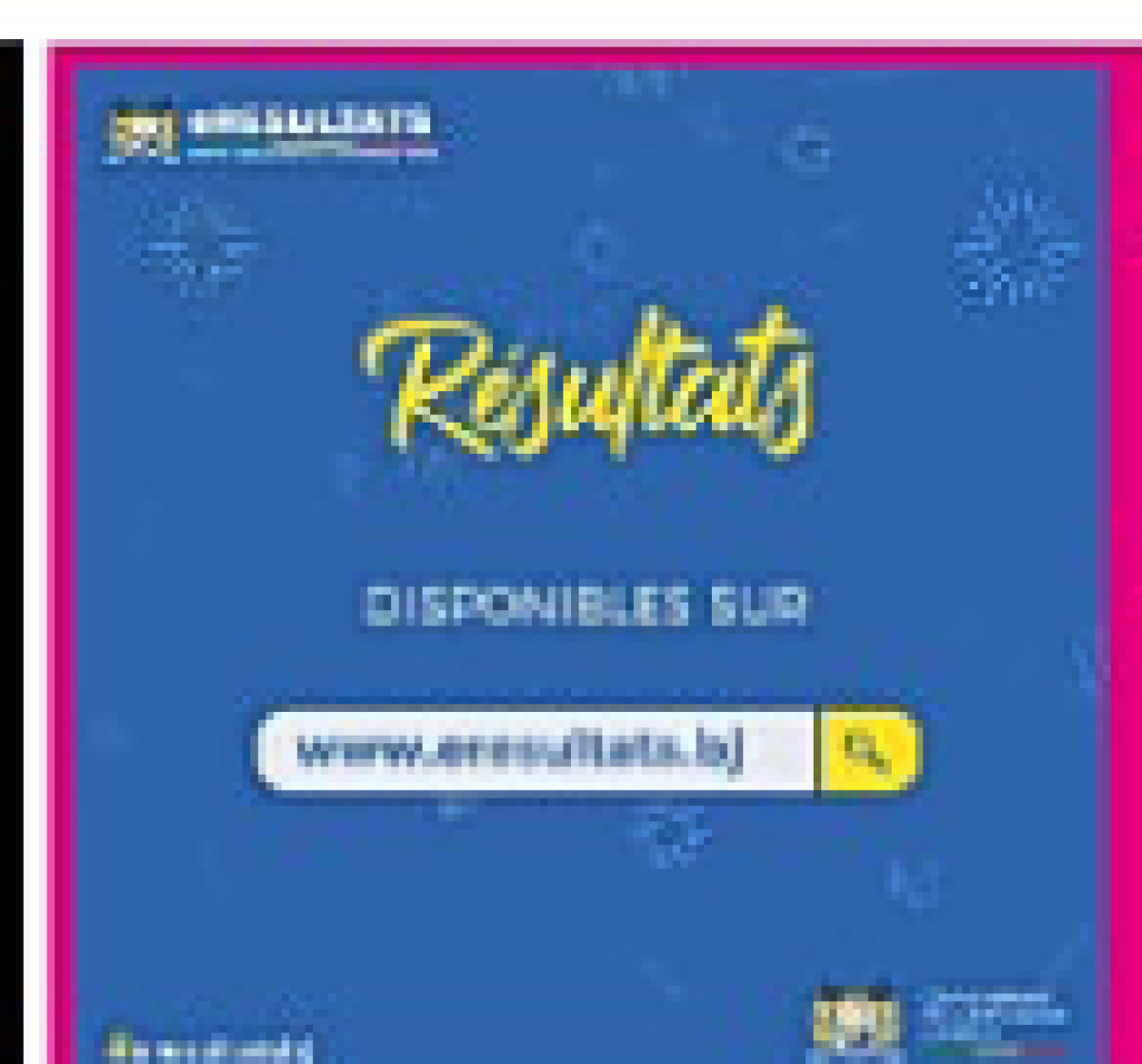 CONCOURS D&rsquo;ENTREE DANS LES LYCEES D&rsquo;ENSEIGNEMENT TECHNIQUE : Les résultats disponibles sur la plateforme www.eresultats.bj