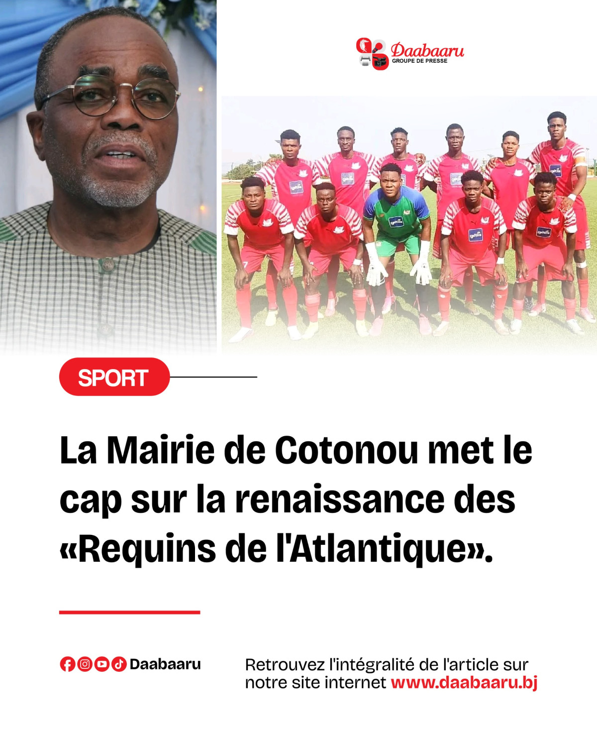 Sport/Conseil municipal de Cotonou: vers la renaissance des « Requins de l'Atlantique »