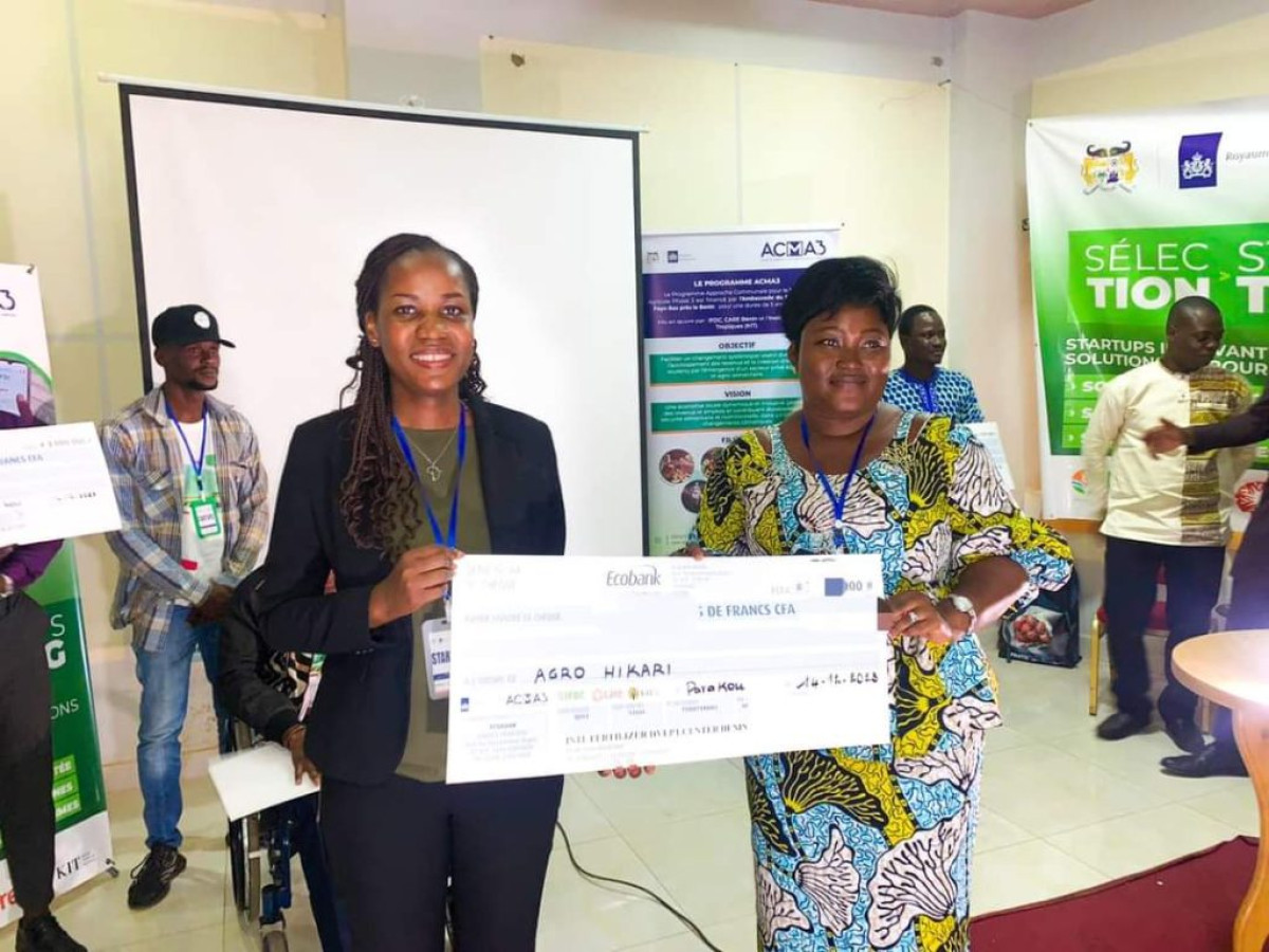 SOLUTION TIC POUR L&rsquo;AGRICULTURE AU BENIN : Pad Hikari de Marietta Gonroudobou jugée innovante